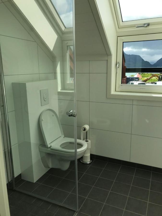 Nappstraumen Seafront Cabin 레크네스 외부 사진