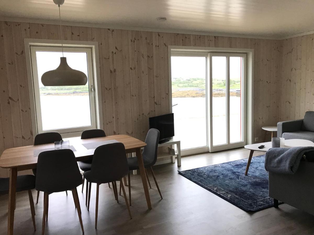 Nappstraumen Seafront Cabin 레크네스 외부 사진