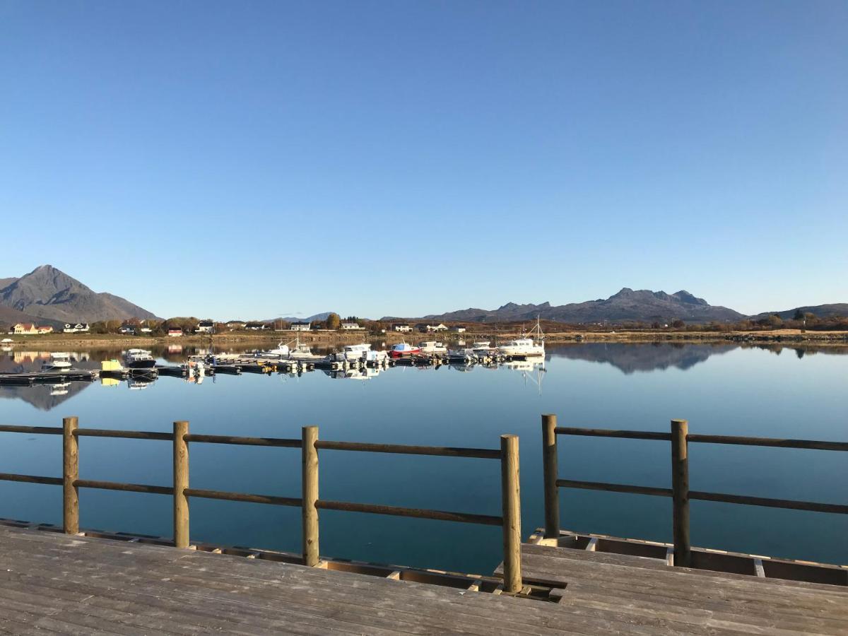 Nappstraumen Seafront Cabin 레크네스 외부 사진