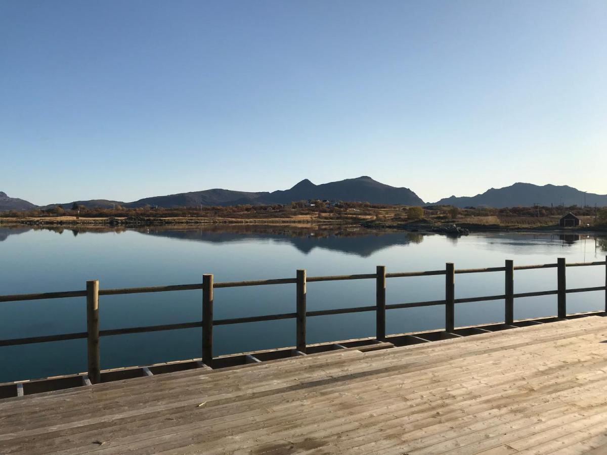 Nappstraumen Seafront Cabin 레크네스 외부 사진